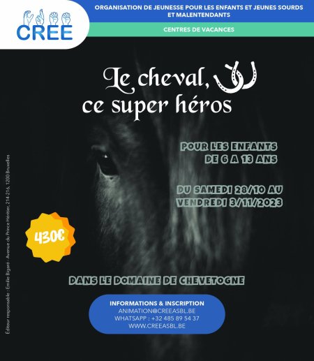 LE CHEVAL, CE SUPER HÉROS - SÉJOUR AUTOMNE